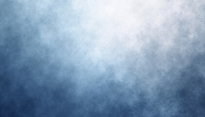 Fototapeta premium Abstract frosty silver and blue gradient noisy grain background texture