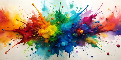 Fototapeta premium abstract background with splashes
