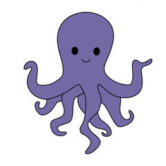 octopus cartoon character