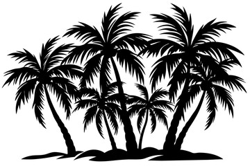 palm tree silhouette