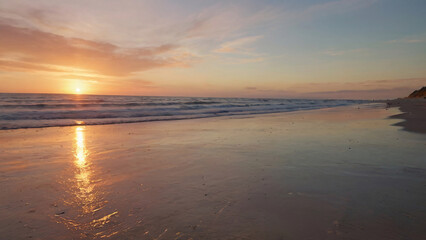 Fototapeta premium sunset over the sea