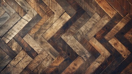 Textured Grunge Wood Parquet Background.