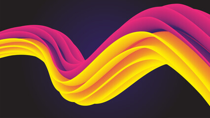 Abstract colorful blend background design
