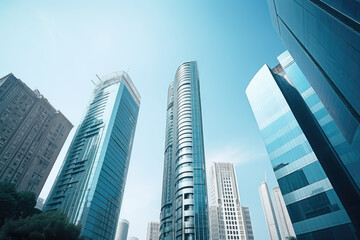 Soaring Skyline: Modern Corporate Towers