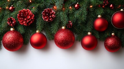 Happy New Year 2025! Realistic 3D rendering of the figures, complemented by silver gift box ribbons and Christmas decorations. This is the perfect celebratory sign for your 2025. ai generated