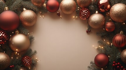 Happy New Year 2025! Realistic 3D rendering of the figures, complemented by silver gift box ribbons and Christmas decorations. This is the perfect celebratory sign for your 2025. ai generated