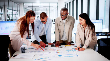 Corporate Business Meeting In Conference Room