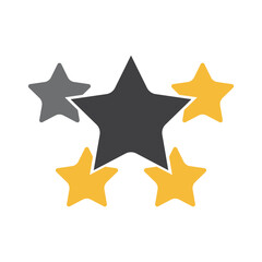 Three Rating Star Template Icon