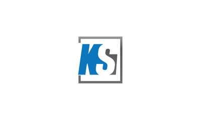 ks logo design, KS Letter Initial Logo Design Template Vector Illustration, KS modern logo