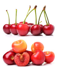 Cherry isolated on white background