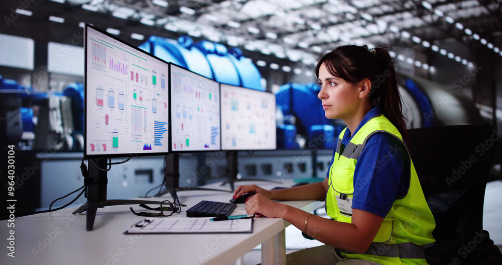 Poster Engineer Operators Using Scada System