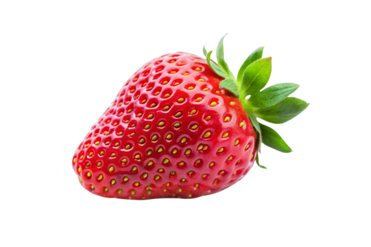 Strawberry and Apple PNG Isolated on White Background  High-Quality Printable Graphics