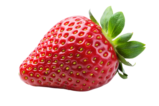 Strawberry and Apple PNG Isolated on White Background  High-Quality Printable Graphics