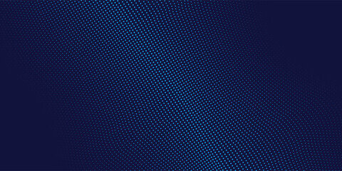 Blue wavy halftone background. pop art sports style dots. modern dots, vector illustration.