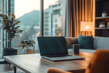 Fototapeta premium Elegant Home Office Essentials
