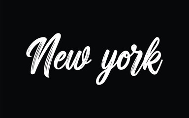 New York typography design vector, usa state shirt design vector. Jersey design vector, T-shirt design for usa