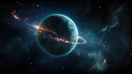 realistic planetary background outer space galaxy sky nebula imagine stars moonlight fantasy astronomy lanscape 