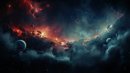 realistic planetary background outer space galaxy sky nebula imagine stars moonlight fantasy astronomy lanscape