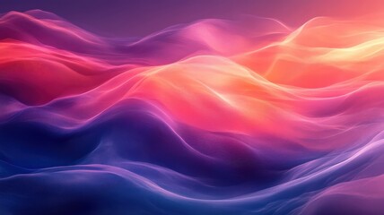 Fototapeta premium Morphism style aurora with smooth gradients and modern aesthetics.