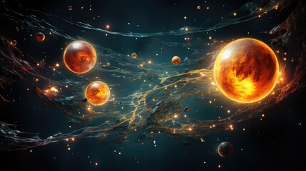 realistic planetary background outer space galaxy sky nebula imagine stars moonlight fantasy astronomy lanscape