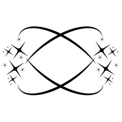 Frame With Star Icon, Simple Icon Vector Design, best used for presentation, application, web and banne