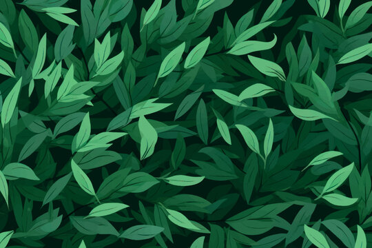 Lush green foliage background