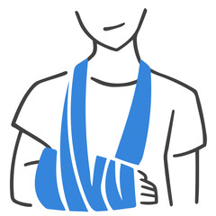 Arm bone splintiong