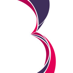 Abstract Wavy Border Decoration