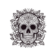 Skull Garden: A Festive Floral Tribute to Dia de los Muertos