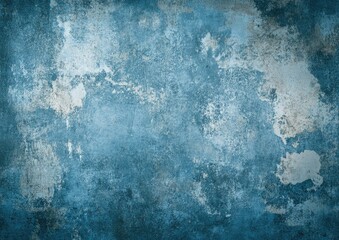 Grunge blue textured background with a rough dirty appearance Aged grainy overlay and brushed paint create a distressed urban texture for a worn design element EPS10 2D illustration