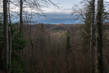 Latvia. Sigulda. View over the valley.
