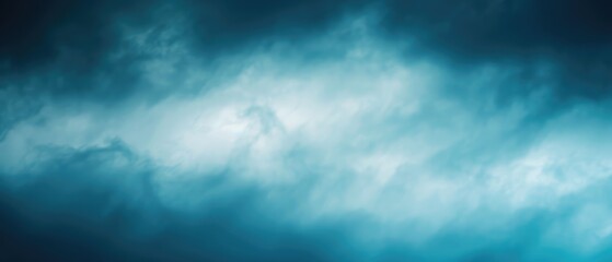 Obraz premium Dramatic Oceanic Cloudscape with Moody Lighting