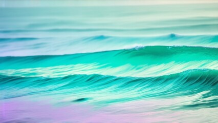 Obraz premium Shiny pearlescent texture with wavy patterns in pastel colors