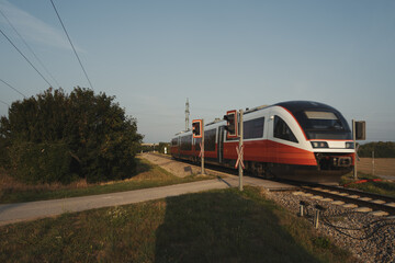 Small train passing by