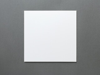 white paper on a wall, White Square MOCKUP image