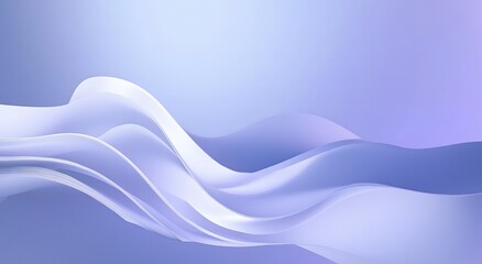 A white, curved wave shape with a light blue gradient background