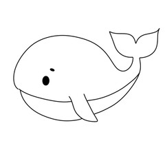 whale cartoon