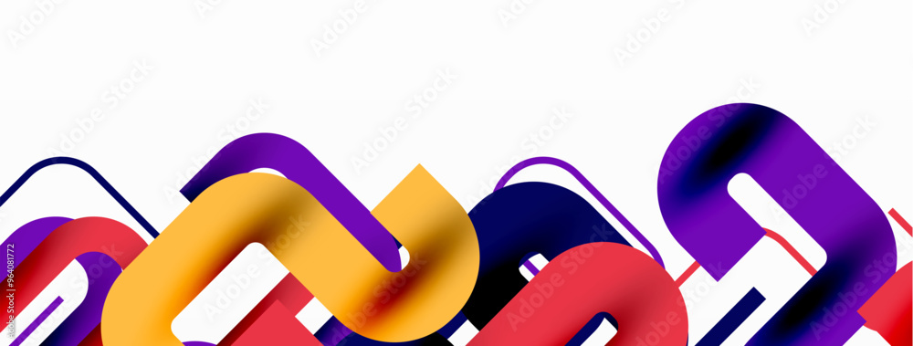 Poster Wave lines minimal abstract background