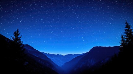 Fototapeta premium Night sky filled with twinkling stars