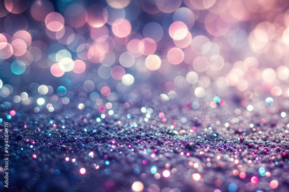 Canvas Prints sparkling bokeh vibrant glitter macro capturing dreamy colorful atmosphere