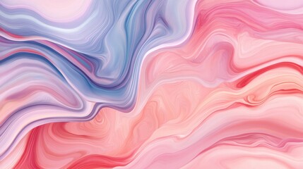 Abstract pink blue marble swirls background texture