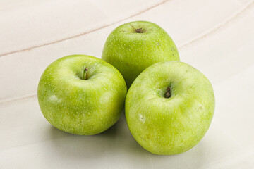 Sweet and juicy green apple