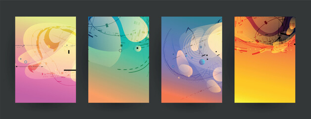 Abstract background cover design. Vector pattern
