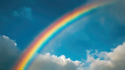 Fototapeta premium Rainbow in the beautiful sky