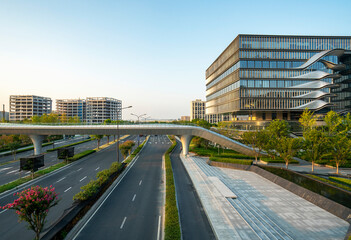 Digital Industry Park Road and Office Building