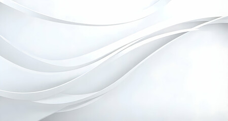 3D White Interior Background