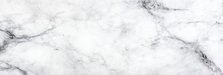 Smooth and shiny white marble stone texture with gray veins, top view. Natural rock surface in gray color, ideal for product presentation or wall banner design.