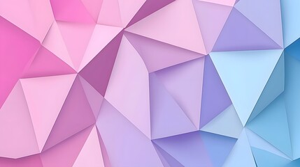 Obraz premium Abstract Geometric Low Poly Gradient Background Pink Blue Purple