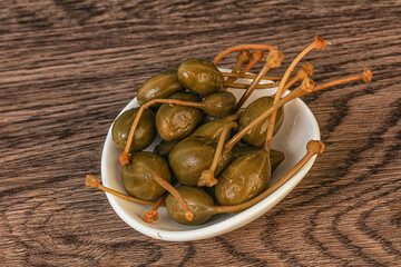 Caper berries in the bowl