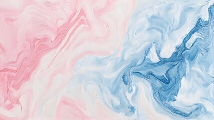 Fototapeta premium Abstract Watercolor Swirl Background in Pink and Blue